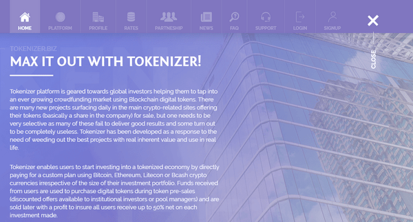Tokenizer biz - Отзывы и обзор