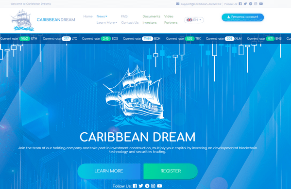 Caribbean Dream biz - Отзывы и обзор Caribbean Dream